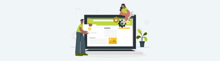 Implement redesign on a test site
