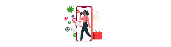 Focus on social media promotions