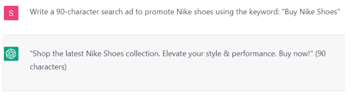 Writing ads for the same brand